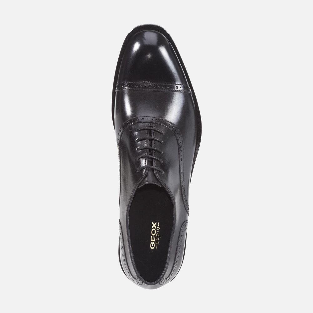 Geox Formal Shoes Black Saymore - Geox Mens Shoes - BESGFL760